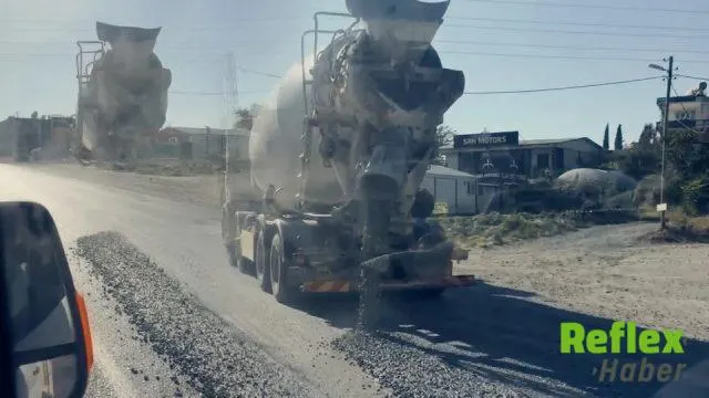 Hatay’da yola beton döken mikserin sahibine 191 bin 867 TL ceza