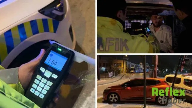 Bursa’da Alkollü Sürücü Kaçarken Trafik Lambasına Çarptı