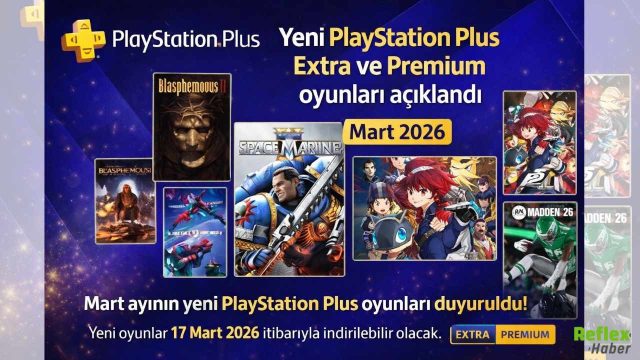 PlayStation Plus Extra Ve Premium Mart 2026 Oyunları Açıklandı