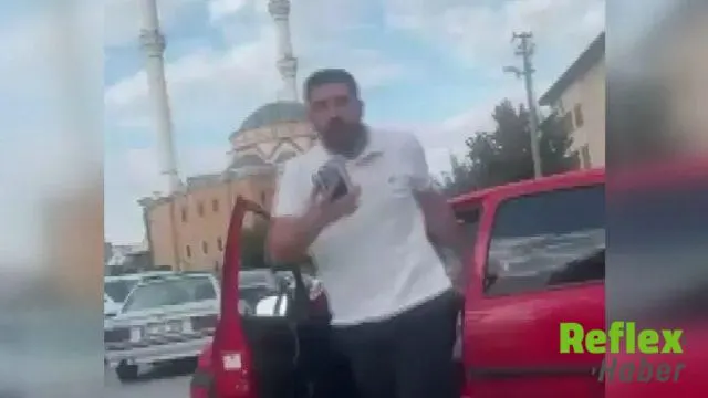 Ankara’da trafikte sürücünün önünü kesip tehdit eden Z.K. tutuklandı