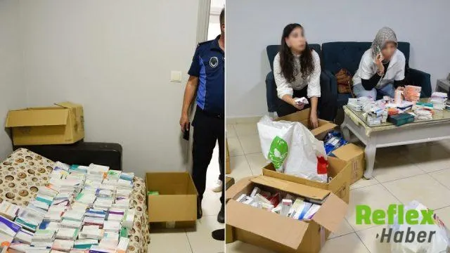 Adana Seyhan’da Kilitli Odalardan Kaçak İ̇laç Çıktı