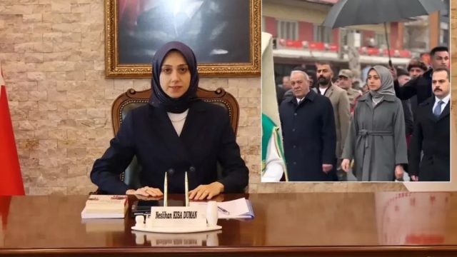 Polise Şemsiye Tutturulan Görüntü Gündem Oldu, Açıklama Geldi