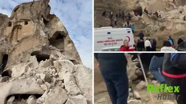 Göreme’de Peribacası Çöktü: İ̇ki Kişi Hayatını Kaybetti