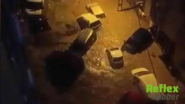 Şişli’de Sel Suyuna Kapılan Kadın Son Anda Kurtarıldı