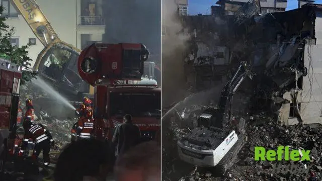 Maltepe’de Çöken Binada Üç Kişi İ̇çin Arama Sürüyor