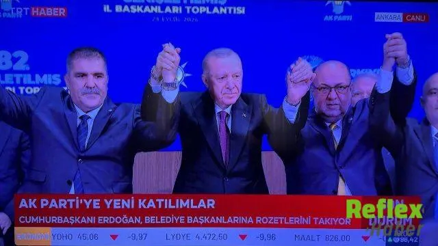 Kahramanmaraş’ta İ̇ki Belediye Başkanı Ak Parti’ye Katıldı