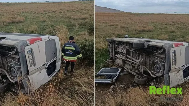 Van-Bitlis Yolunda Minibüs Devrildi: 6 Yaralı