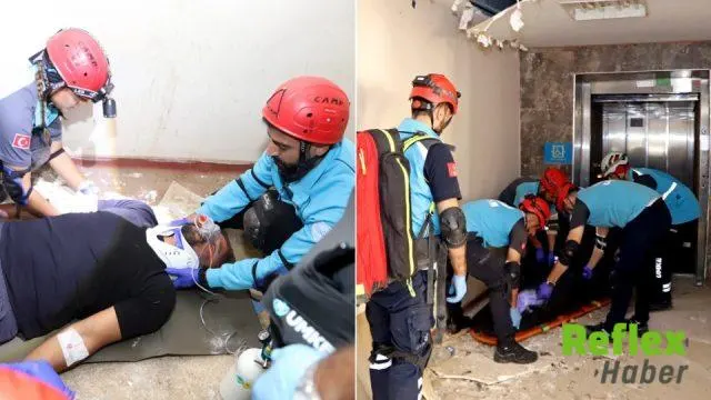 Bozova’da 6.9 Büyüklüğündeki Deprem Senaryosu Tatbikatla Canlandırıldı