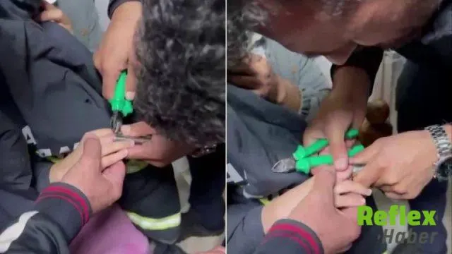 Berfin’in Parmağı Boruya Sıkıştı, İ̇tfaiye Yardıma Koştu