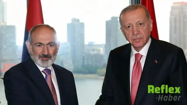 Erdoğan, Ermenistan Başbakanı Paşinyan'ı Türkevi'nde kabul etti