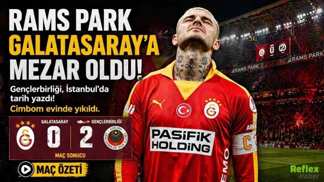 RAMS PARK, Galatasaray'a Mezar Oldu! Galatasaray 0 - Gençlerbirliği 2 Maç Sonucu Özet