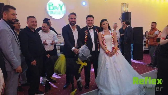 Kozan’da Düğünün En Dikkat Çeken Hediyesi Keçi Oldu