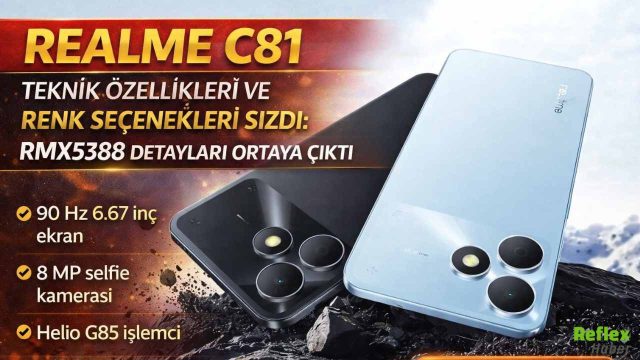 Realme C81 Teknik Özellikleri Ve Renk Seçenekleri Sızdı: RMX5388 Detayları Ortaya Çıktı