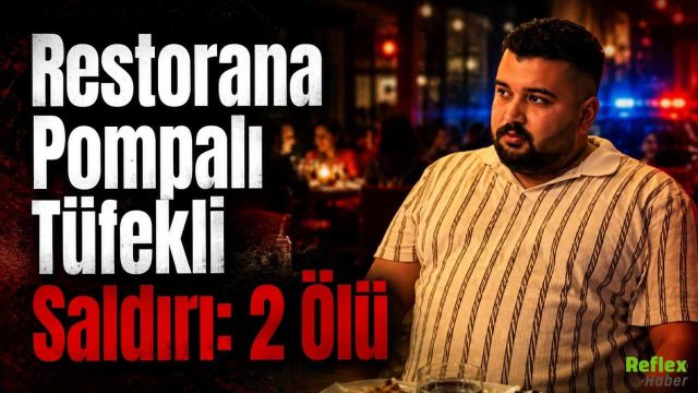 Restorana Pompalı Tüfekli Saldırı: 2 Ölü