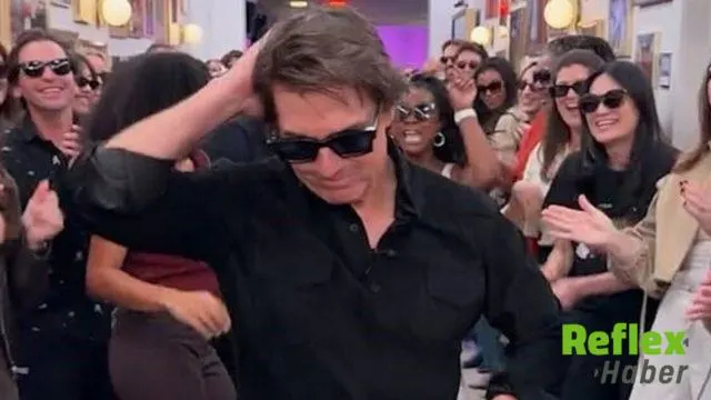 Tom Cruise Koridorda Dansıyla Alkış Aldı