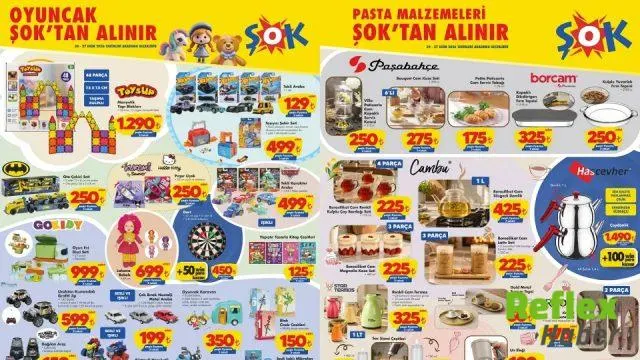 Şok’ta Hafta Sonu Fırsatları: Pasta Ürünleri, Columbia Ayakkabılar Ve Oyuncaklar
