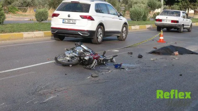Kilis’te beton mikseri motosikletle çarpıştı: 1 kişi öldü