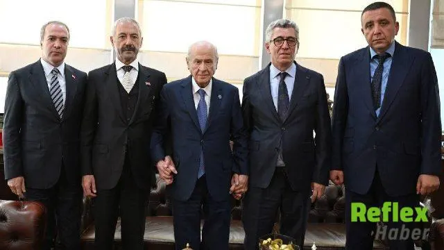 Devlet Bahçeli Sarallar Ve Şahinler Ailelerini Kabul Etti