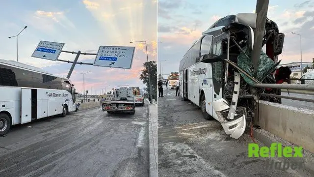 Adana'da Otobüs Kazası: 11 Kişi Yaralandı