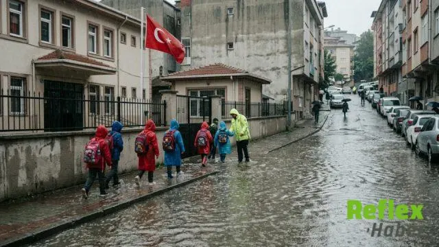 Zonguldak'ta 16 Ekim'de Okullara Yağış Arası