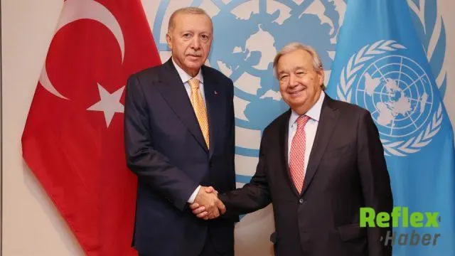 Cumhurbaşkanı Erdoğan, BM Genel Sekreteri Guterres ile görüştü