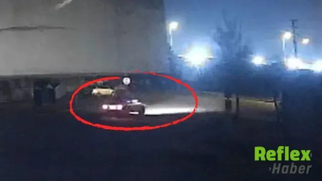 Kahramanmaraş’ta Sürücünün Drift Gösterisi Kamerada