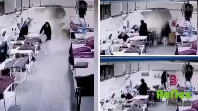 Zeytinburnu’nda Yıkım Sırasında Beton Parçaları Atölyeye Girdi