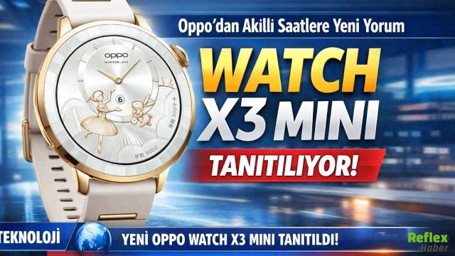 Şıklık Ve Teknoloji Bir Arada! Oppo Watch X3 Mini Geliyor