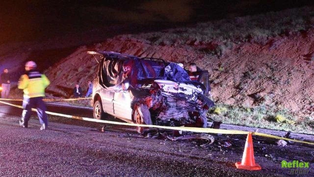 Sivas’ta Korkunç Kaza, 3 Ölü 2 Yaralı