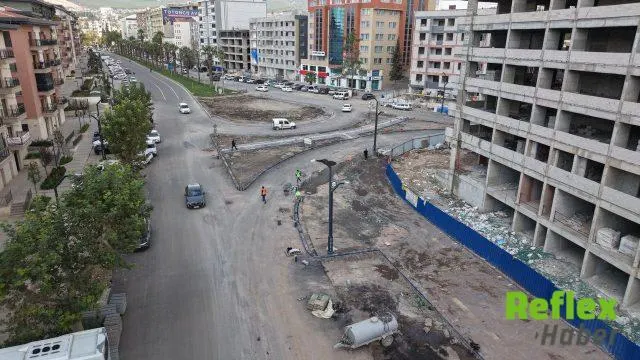 Kahramanmaraş'ta Müftülük Meydanı'nda Yeni Trafik Düzeni