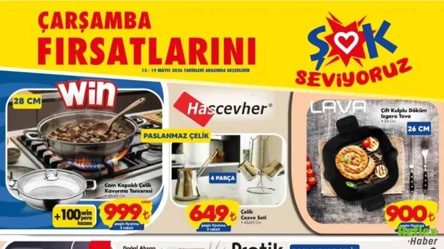 ŞOK 13 Mayıs 2026 Aktüel Kataloğu Yayınlandı: 198 Üründe Yeni İndirimler