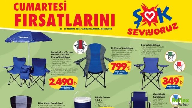 ŞOK 25 Temmuz 2026 Aktüel Ürünler Kataloğu Açıklandı: Hafta Sonu Fırsatları Raflara Geliyor