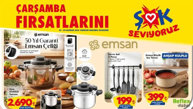 ŞOK 3 Haziran 2026 Aktüel Ürünler Kataloğu Yayınlandı
