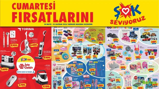 ŞOK 30 Mayıs 2026 Aktüel Ürünler Kataloğu Hafta Sonu Fırsatları