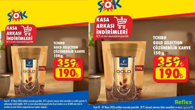 ŞOK Market'ten Tchibo Kahve Kampanyası: 50 TL Üzeri Alışverişe Özel