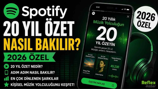 Spotify 20 Yıl Özet Nasıl Bakılır? 2026 Özel