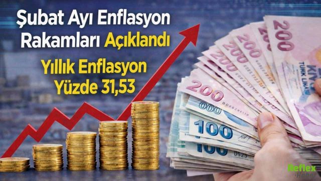 Şubat Ayı Enflasyon Rakamları Açıklandı Yıllık Enflasyon Yüzde 31,53