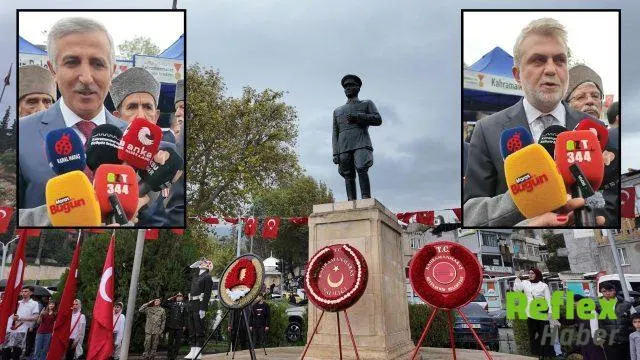 Kahramanmaraş’ta Cumhuriyet Bayramı Kutlamaları Çelenk Töreniyle Başladı