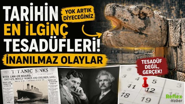 Tarihin En İlginç Tesadüfleri: Yok Artık Diyeceğiniz İnanılmaz Olaylar