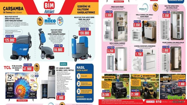 Teknoloji Alacaklar Dikkat! BİM'in 8 Temmuz Kataloğu Ortaya Çıktı