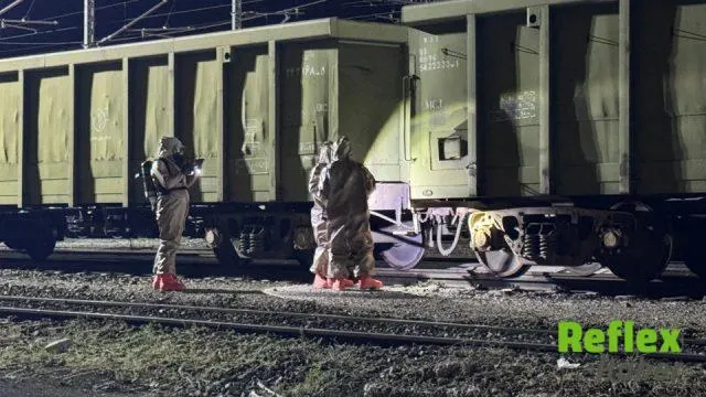 Eskişehir’den Kayseri’ye Giden Yük Treninde Nitrik Asit Sızıntısı