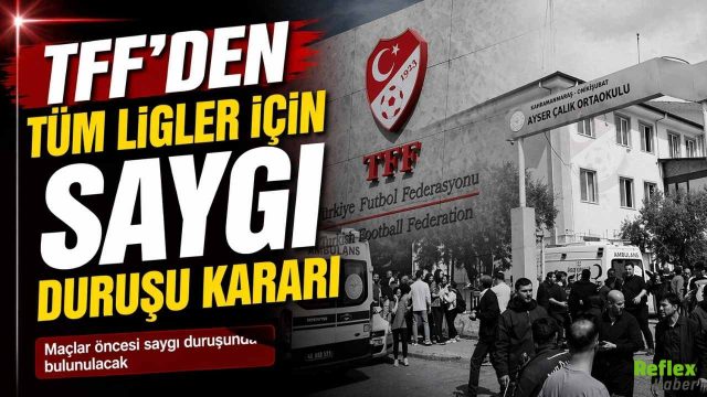 TFF’den Tüm Ligler İçin Saygı Duruşu Kararı