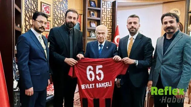 Vanspor Yönetiminden Devlet Bahçeli’ye Ankara Ziyareti