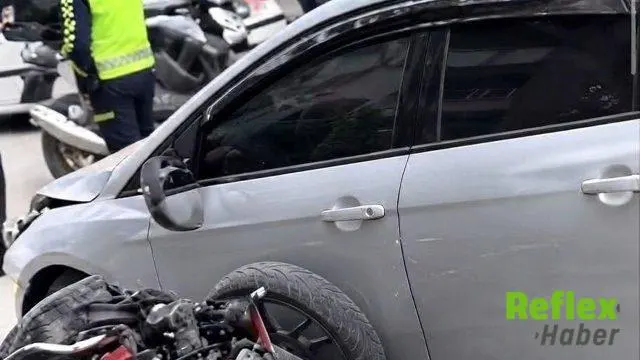 Polatlı’da Otomobille Çarpışan Motosiklet Sürücüsü Yaralandı