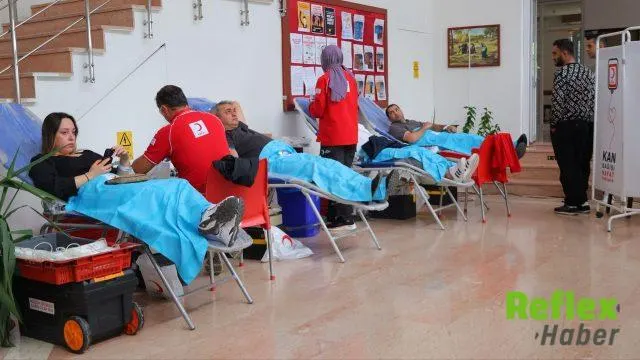 Kahramanmaraş Personel Eğitim Merkezinde Kızılay’a Kan Desteği