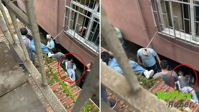 Küçükçekmece’de Çarşafla İ̇nmek İ̇steyen İ̇ki Genç Kız Yaralandı