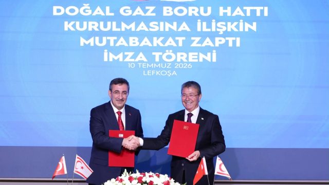 Türkiye İle KKTC Arasında Doğal Gaz Boru Hattı İçin İmzalar Atıldı