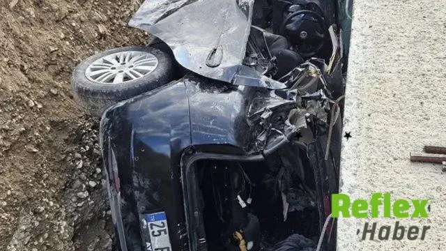 Erzurum’da Feci Kaza: Otomobil 5 Metreden Düştü, 3 Kişi Hayatını Kaybetti
