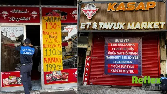 Şahinbey'de Tarihi Geçmiş Ciğer Satışına Üç Günlük Kapatma