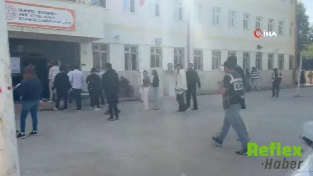 Gaziantep'te Kpss Adayı Polis Desteğiyle Sınava Yetişti